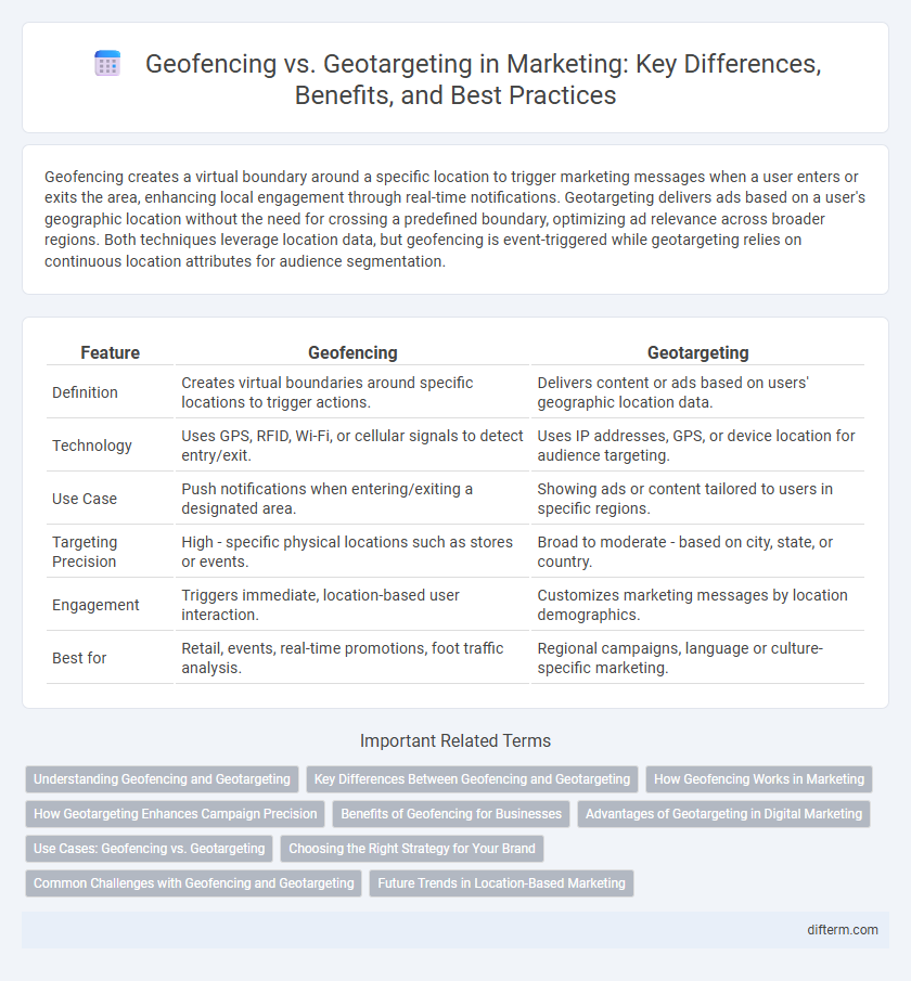 Geofencing vs. Geotargeting in Marketing: Key Differences, Benefits, and Best Practices