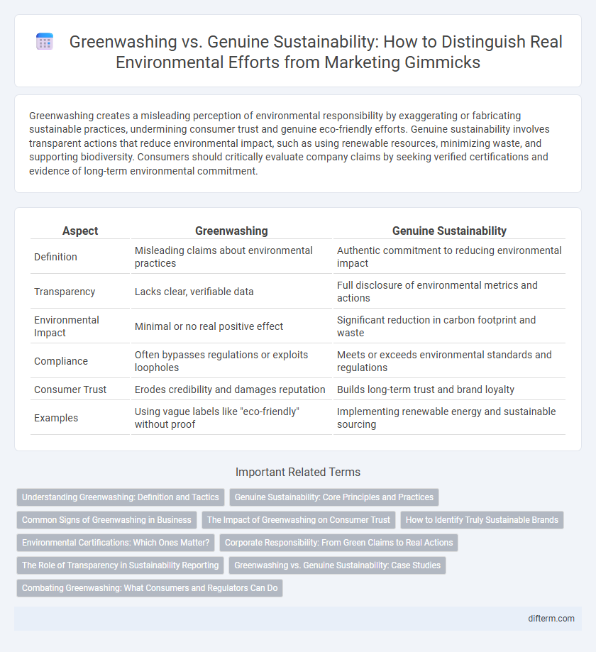 Greenwashing vs. Genuine Sustainability: How to Distinguish Real Environmental Efforts from Marketing Gimmicks