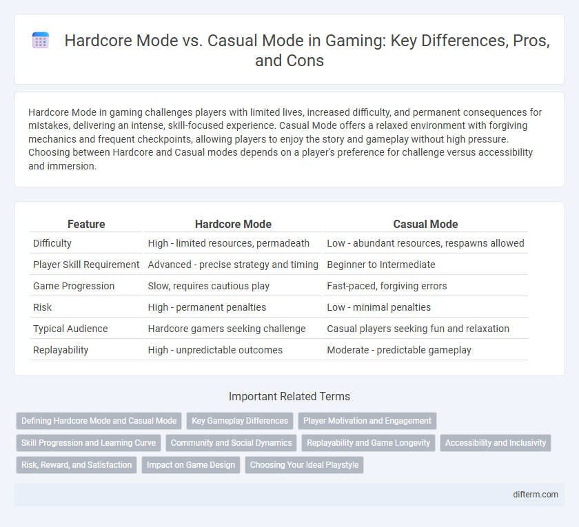 Hardcore Mode vs. Casual Mode in Gaming: Key Differences, Pros, and Cons
