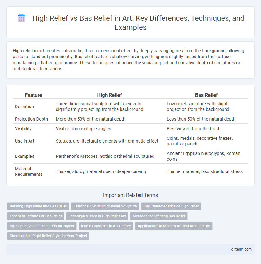 High Relief vs Bas Relief in Art: Key Differences, Techniques, and Examples