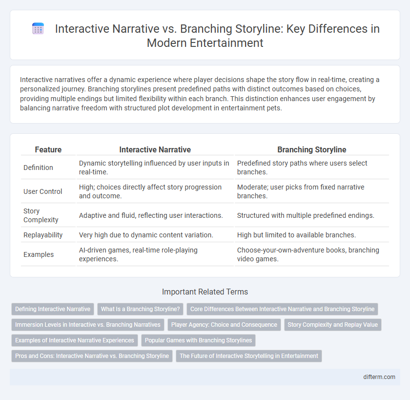 Interactive Narrative vs. Branching Storyline: Key Differences in Modern Entertainment