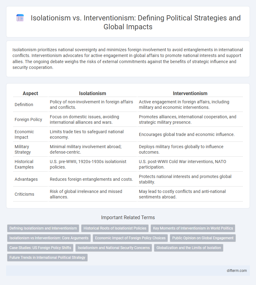 Isolationism vs. Interventionism: Defining Political Strategies and Global Impacts