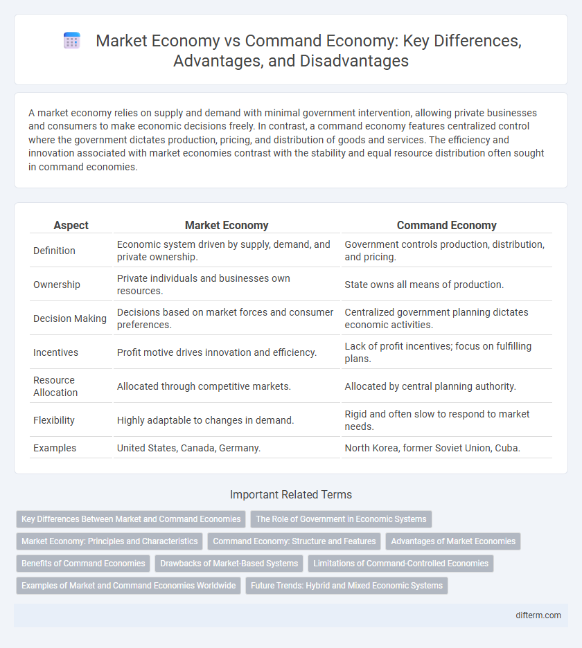 Market Economy vs Command Economy: Key Differences, Advantages, and Disadvantages