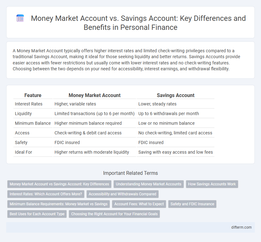 Money Market Account vs. Savings Account: Key Differences and Benefits in Personal Finance