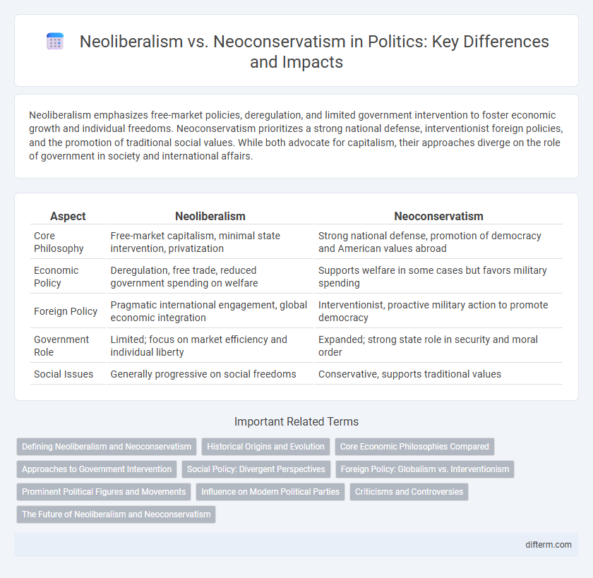 Neoliberalism vs. Neoconservatism in Politics: Key Differences and Impacts