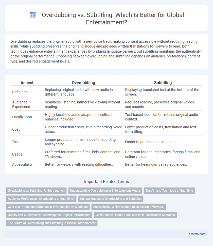 Overdubbing vs. Subtitling: Which Is Better for Global Entertainment?