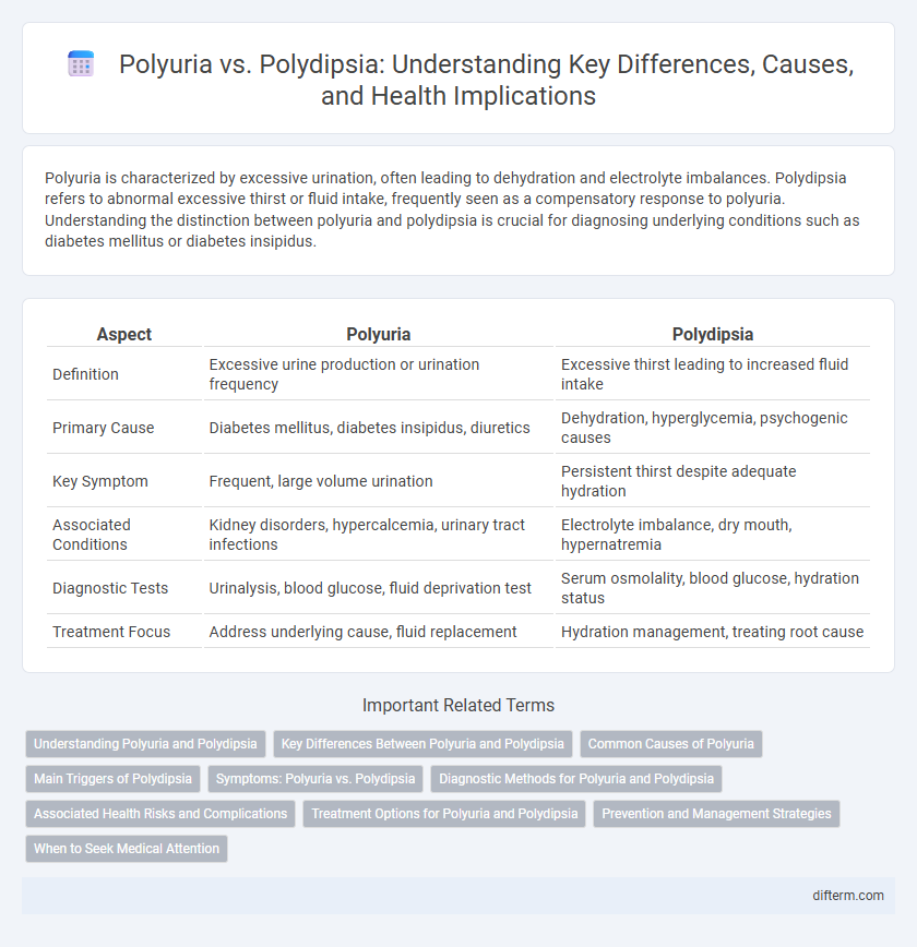 Polyuria vs. Polydipsia: Understanding Key Differences, Causes, and Health Implications