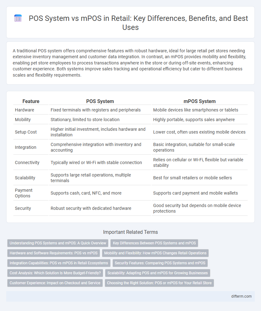POS System vs mPOS in Retail: Key Differences, Benefits, and Best Uses