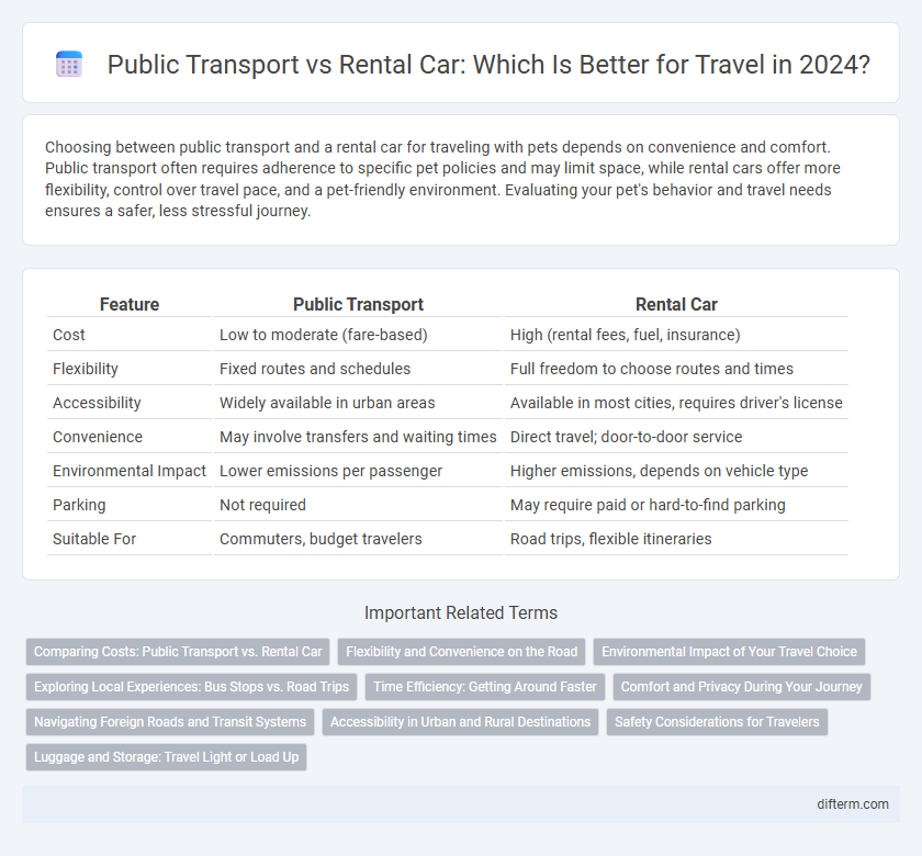 Public Transport vs Rental Car: Which Is Better for Travel in 2024?