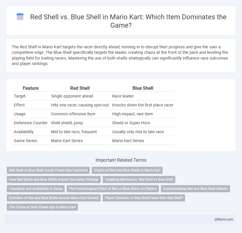 Red Shell vs. Blue Shell in Mario Kart: Which Item Dominates the Game?