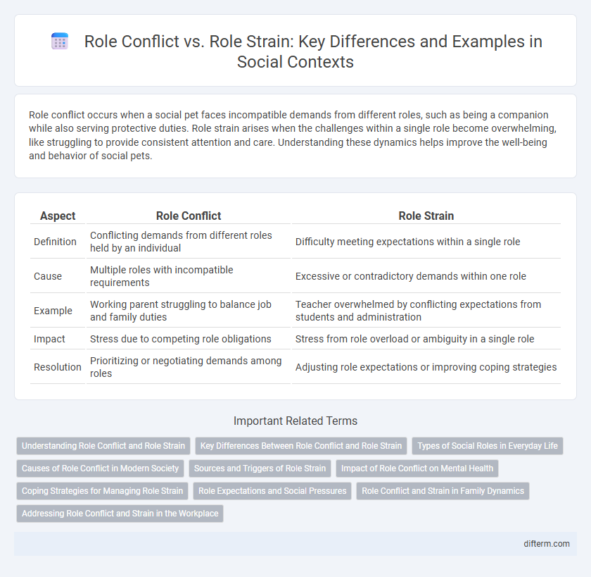 Role Conflict vs. Role Strain: Key Differences and Examples in Social Contexts