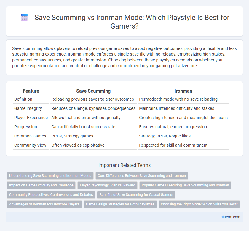 Save Scumming vs Ironman Mode: Which Playstyle Is Best for Gamers?