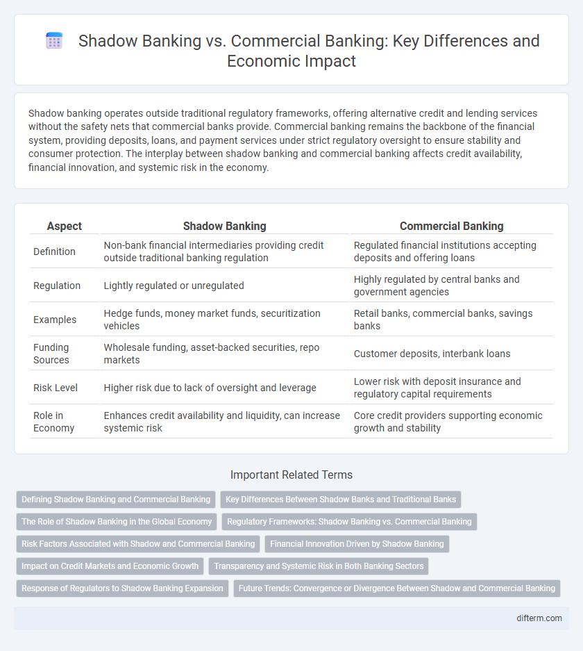 Shadow Banking vs. Commercial Banking: Key Differences and Economic Impact