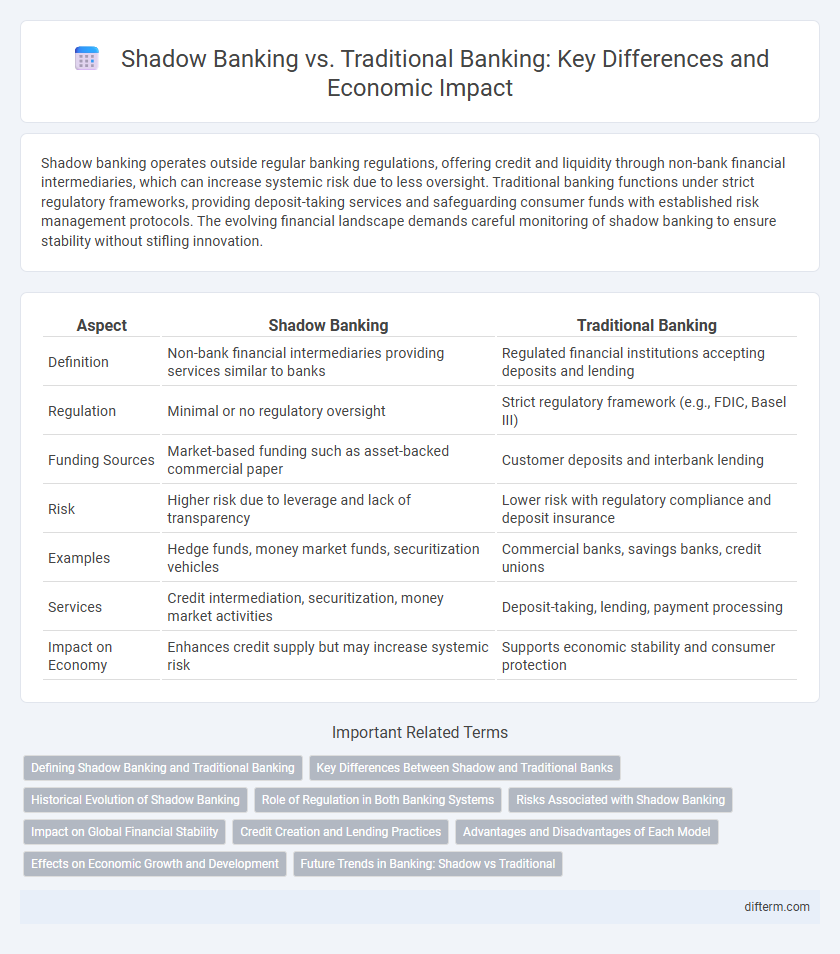 Shadow Banking vs. Traditional Banking: Key Differences and Economic Impact