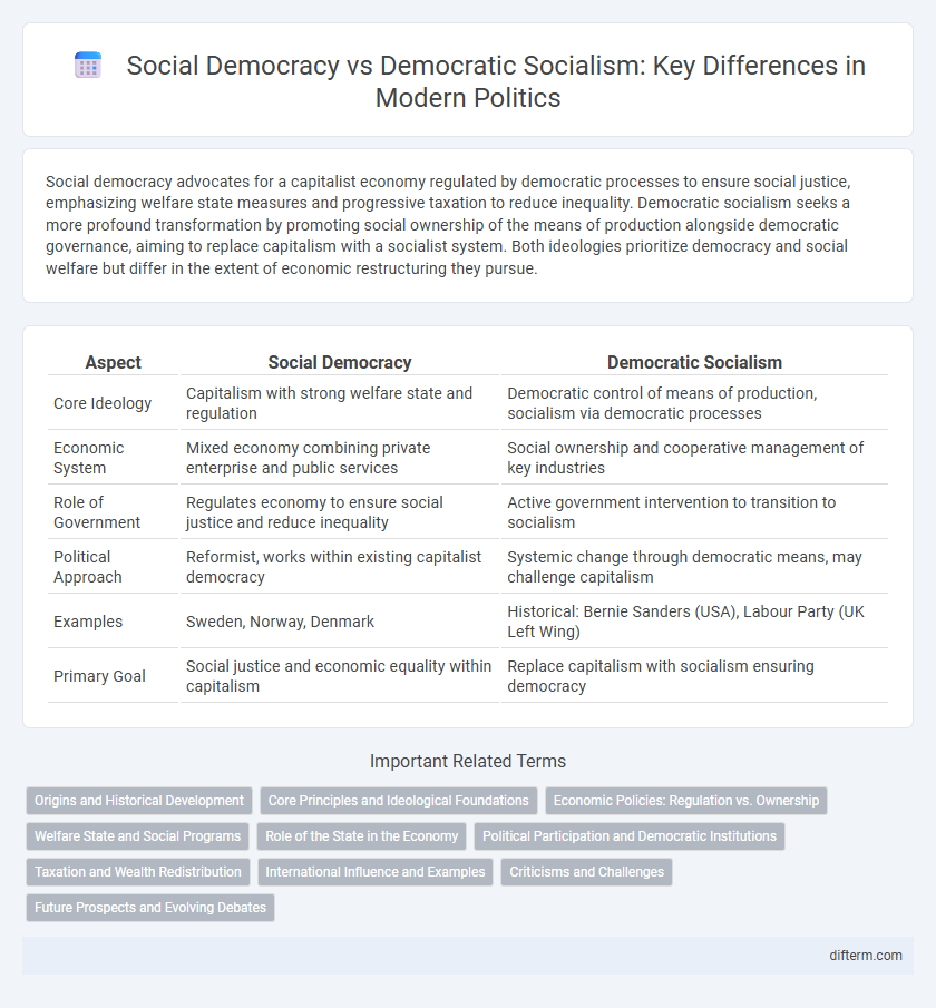 Social Democracy vs Democratic Socialism: Key Differences in Modern Politics