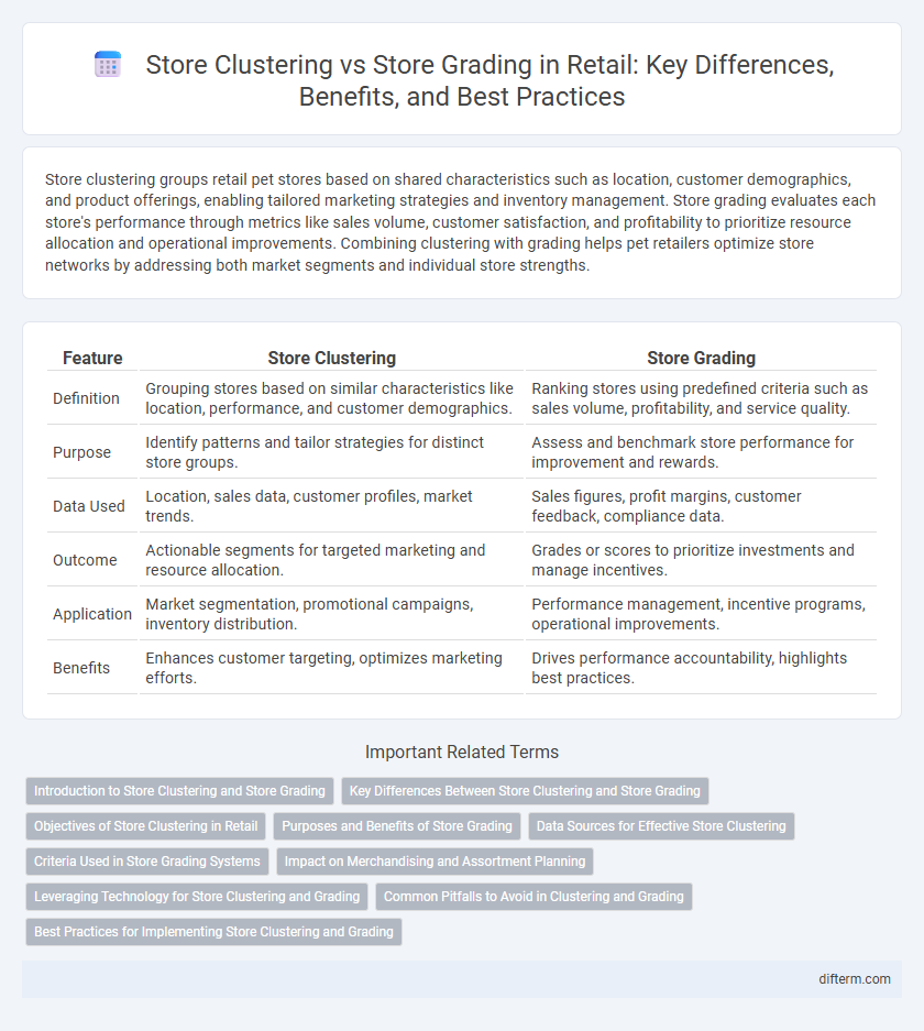 Store Clustering vs Store Grading in Retail: Key Differences, Benefits, and Best Practices