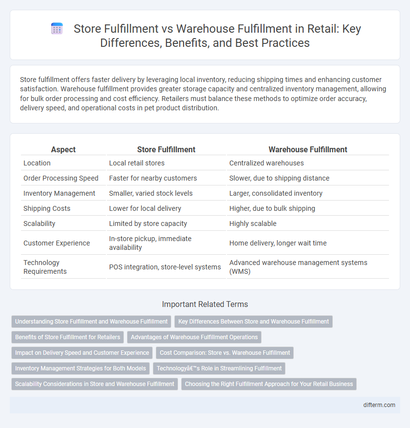 Store Fulfillment vs Warehouse Fulfillment in Retail: Key Differences, Benefits, and Best Practices