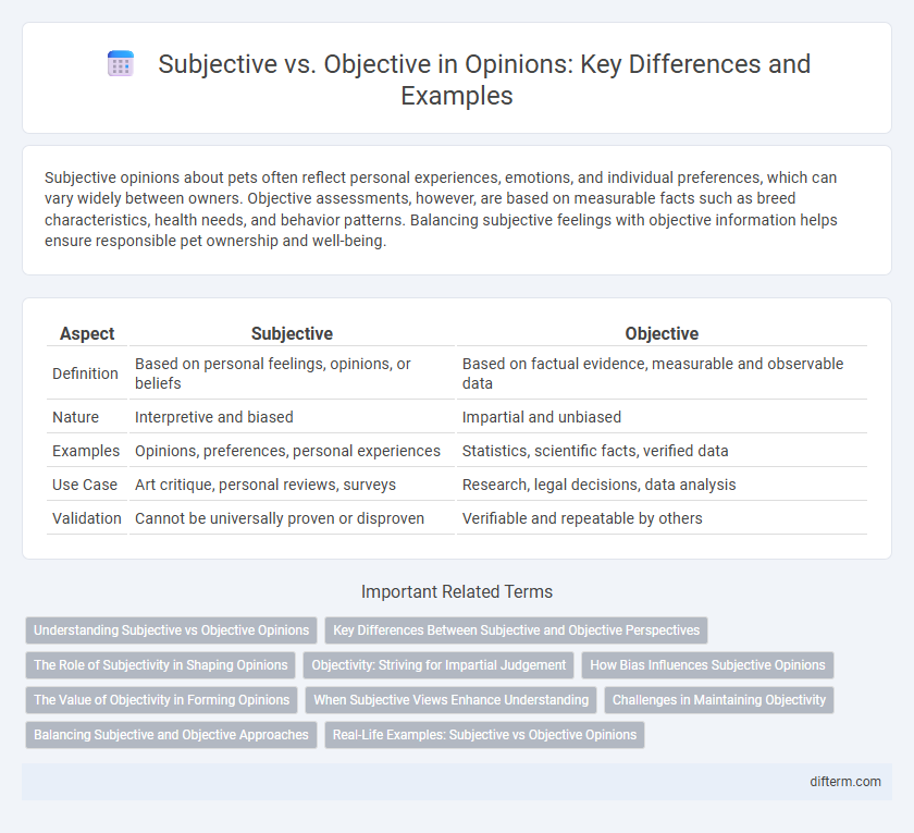 Subjective vs. Objective in Opinions: Key Differences and Examples