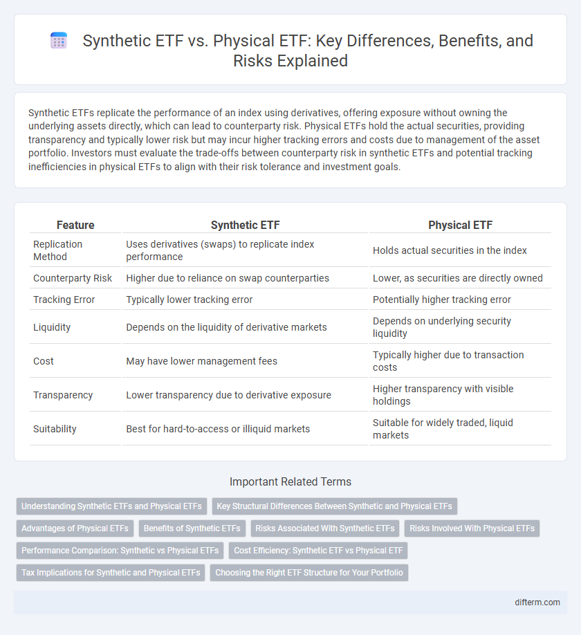 Synthetic ETF vs. Physical ETF: Key Differences, Benefits, and Risks Explained