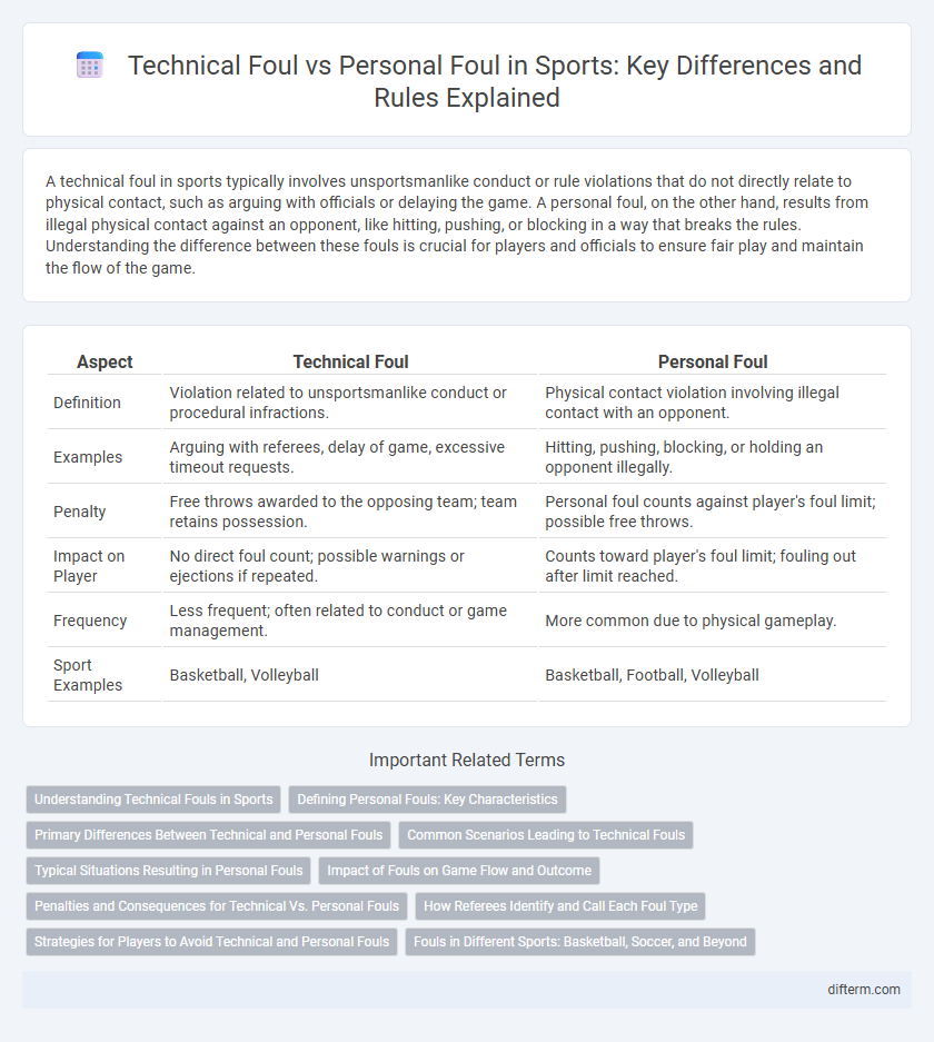Technical Foul vs Personal Foul in Sports: Key Differences and Rules Explained