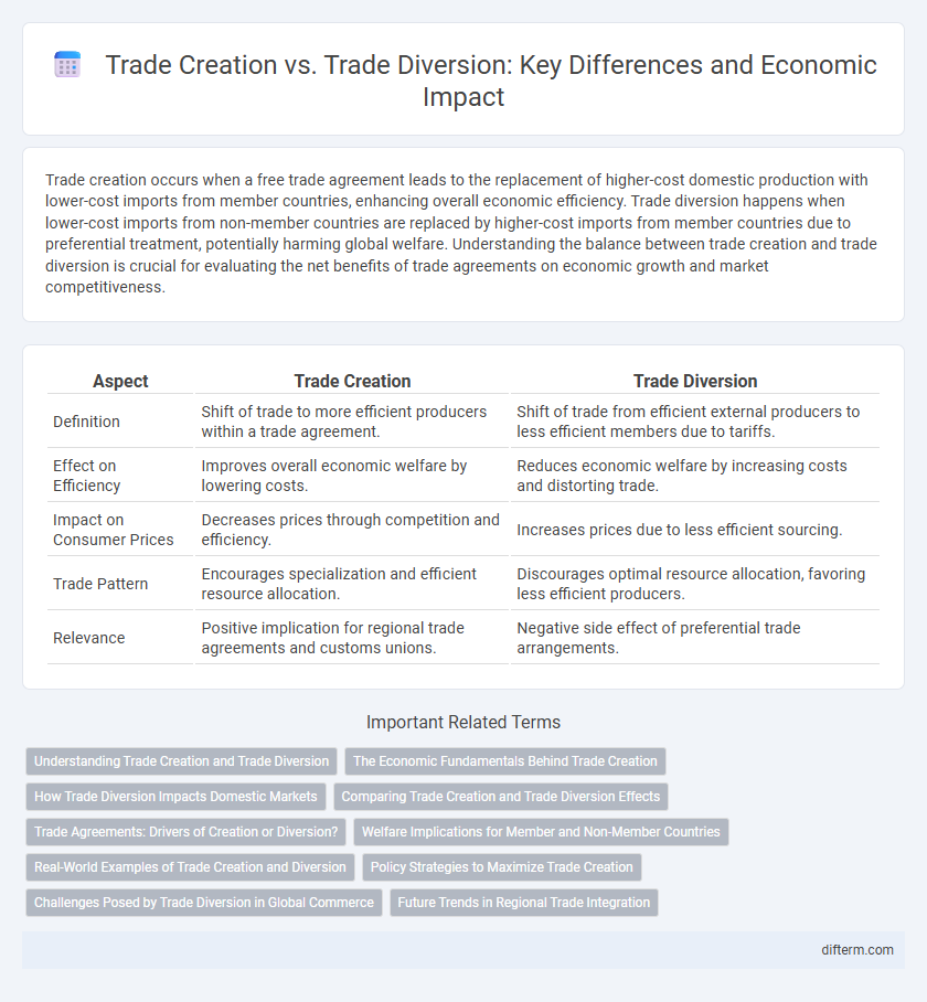 Trade Creation vs. Trade Diversion: Key Differences and Economic Impact