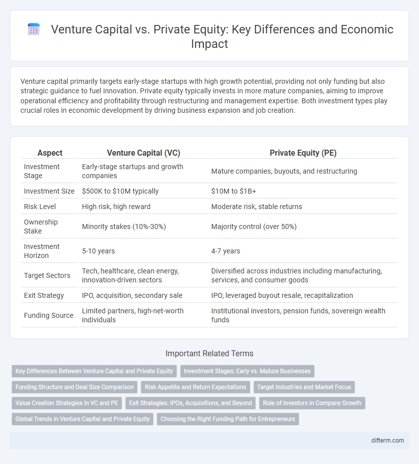 Venture Capital vs. Private Equity: Key Differences and Economic Impact