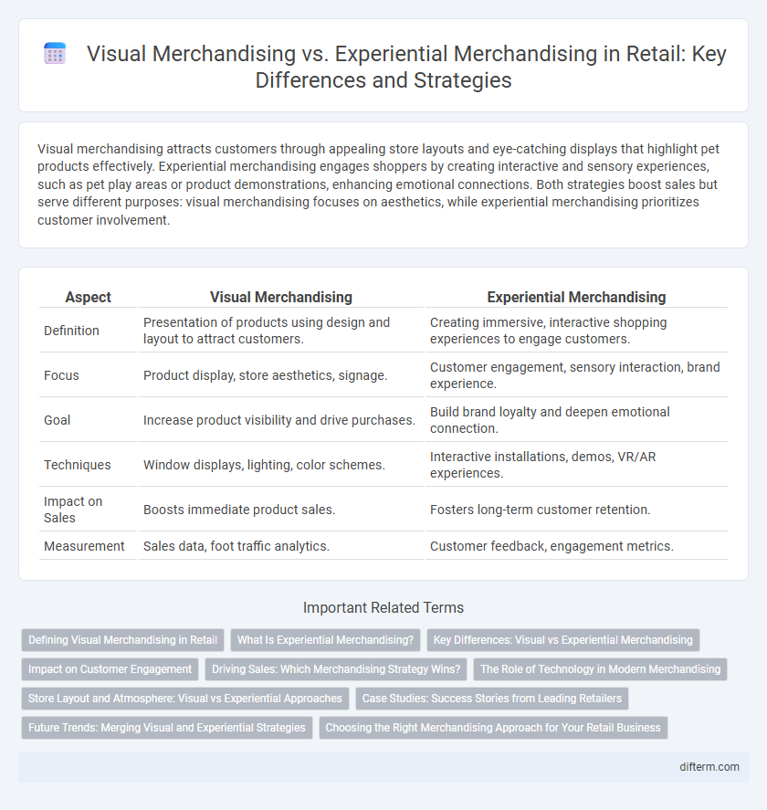Visual Merchandising vs. Experiential Merchandising in Retail: Key Differences and Strategies