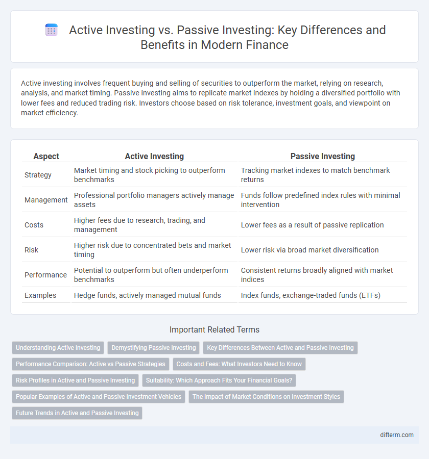 Active Investing vs. Passive Investing: Key Differences and Benefits in Modern Finance