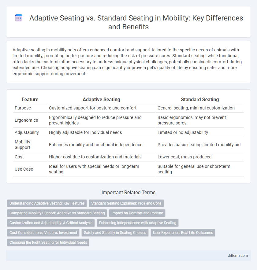 Adaptive Seating vs. Standard Seating in Mobility: Key Differences and Benefits