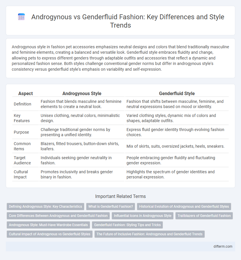 Androgynous vs Genderfluid Fashion: Key Differences and Style Trends