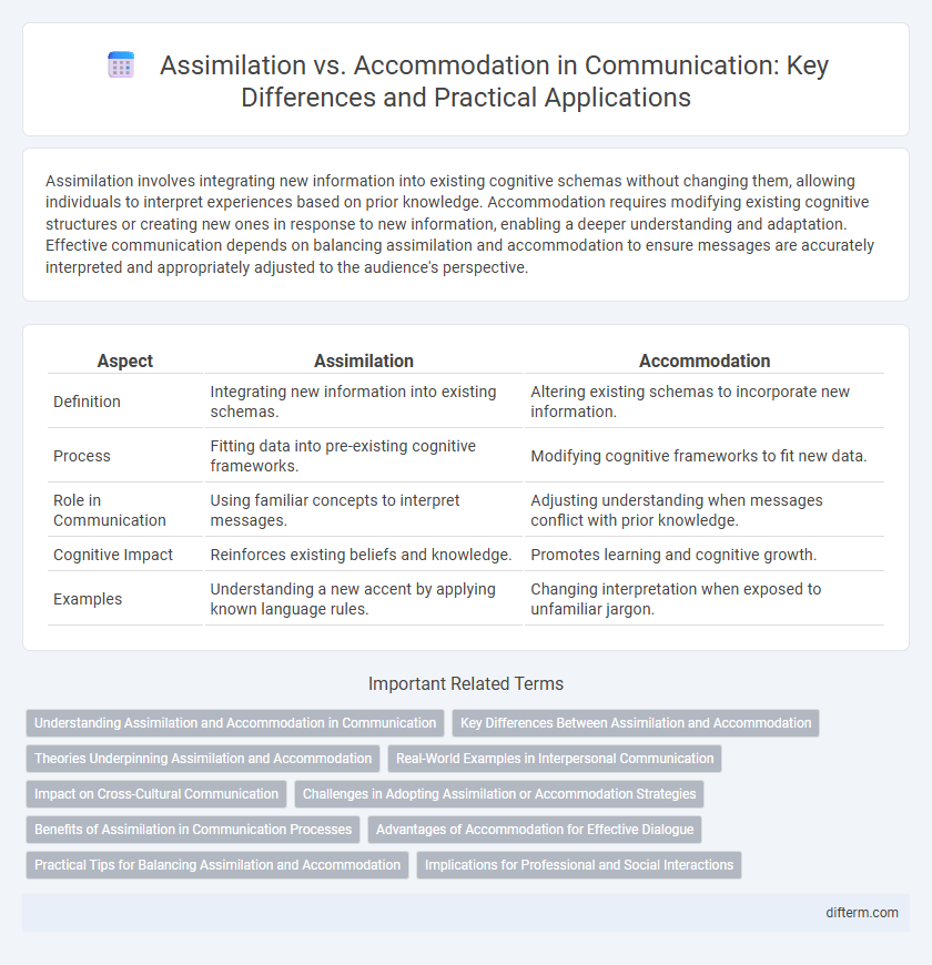 Assimilation vs. Accommodation in Communication: Key Differences and Practical Applications