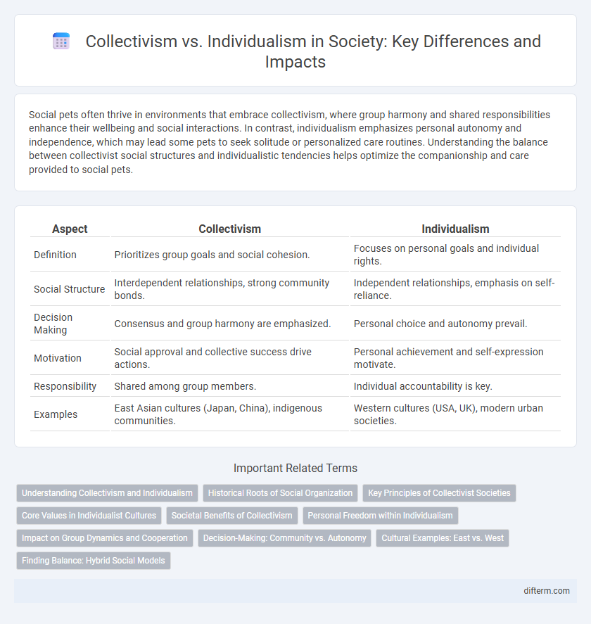 Collectivism vs. Individualism in Society: Key Differences and Impacts