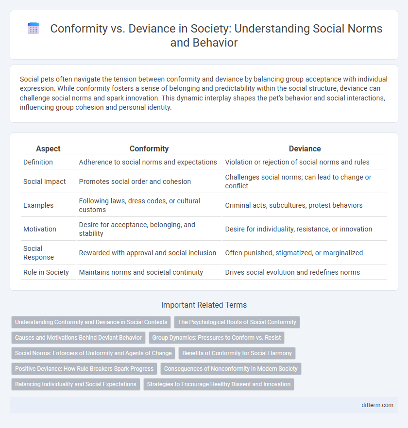 Conformity vs. Deviance in Society: Understanding Social Norms and Behavior