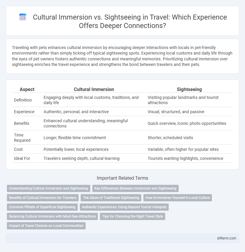 Cultural Immersion vs. Sightseeing in Travel: Which Experience Offers Deeper Connections?