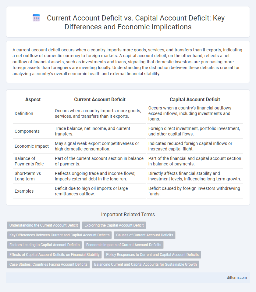 Current Account Deficit vs. Capital Account Deficit: Key Differences and Economic Implications