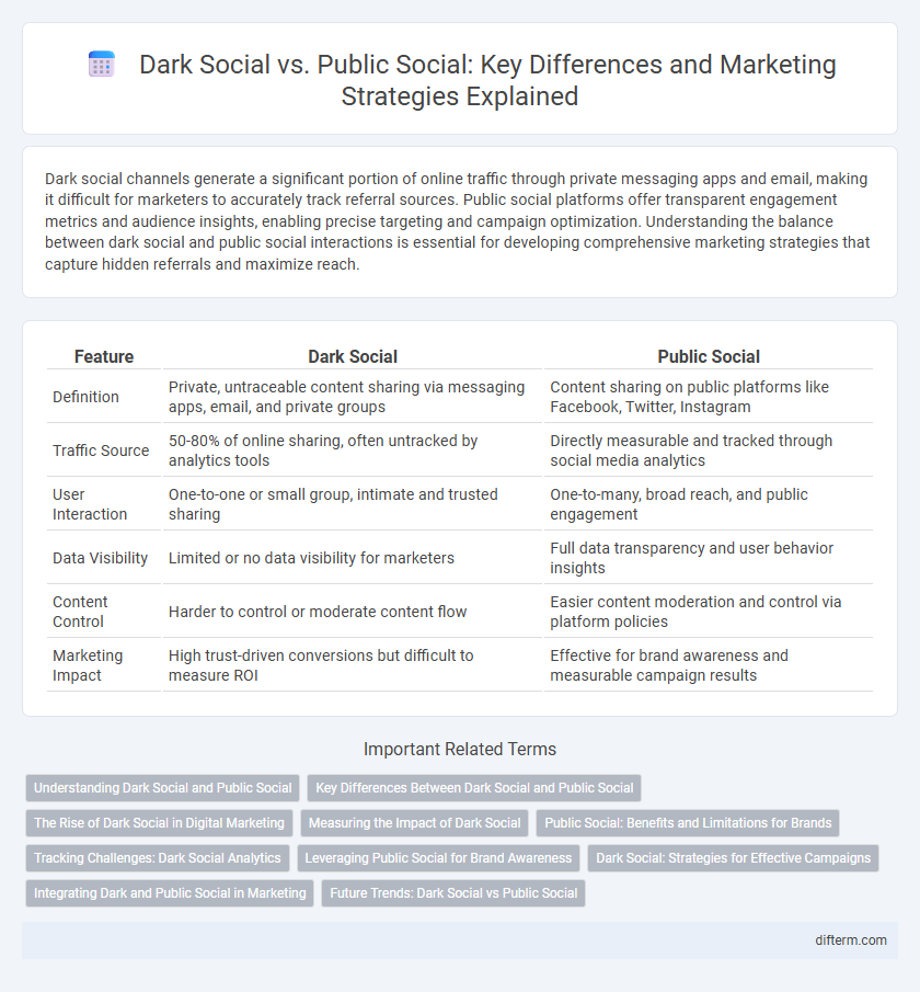 Dark Social vs. Public Social: Key Differences and Marketing Strategies Explained