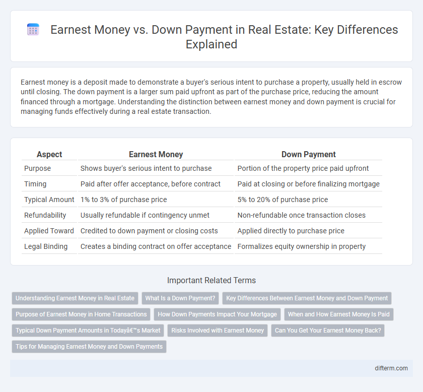 Earnest Money vs. Down Payment in Real Estate: Key Differences Explained