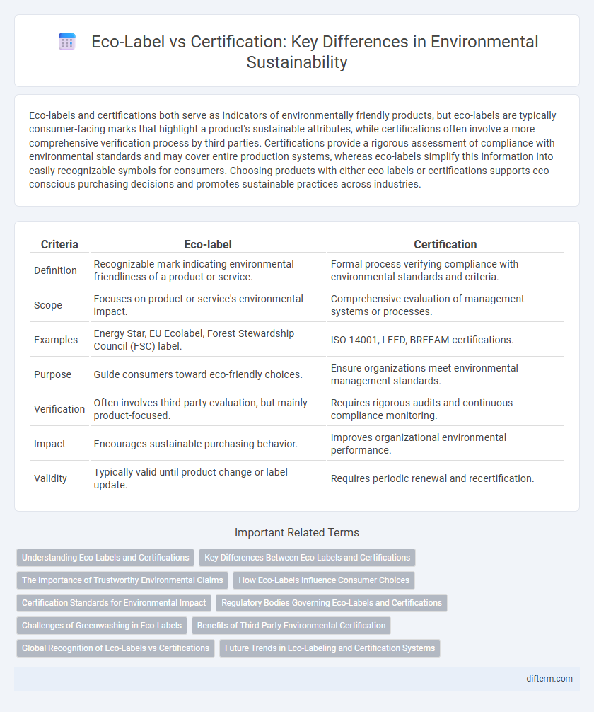 Eco-Label vs Certification: Key Differences in Environmental Sustainability