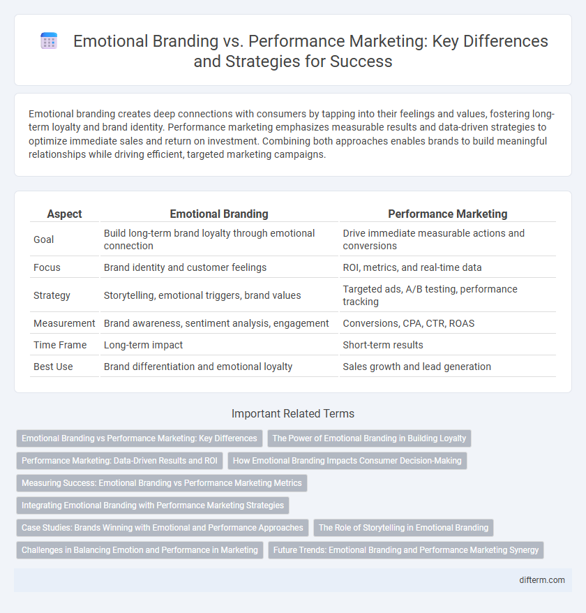 Emotional Branding vs. Performance Marketing: Key Differences and Strategies for Success