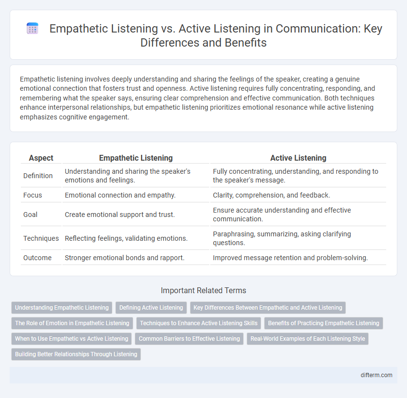Empathetic Listening vs. Active Listening in Communication: Key Differences and Benefits