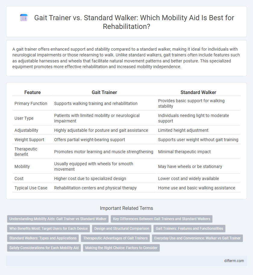 Gait Trainer vs. Standard Walker: Which Mobility Aid Is Best for Rehabilitation?