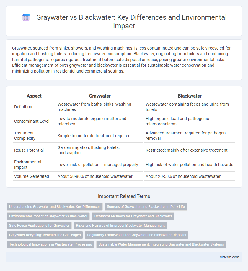 Graywater vs Blackwater: Key Differences and Environmental Impact