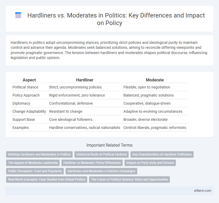 Hardliners vs. Moderates in Politics: Key Differences and Impact on Policy