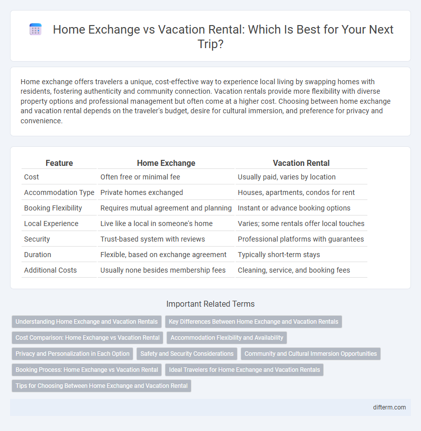 Home Exchange vs Vacation Rental: Which Is Best for Your Next Trip?