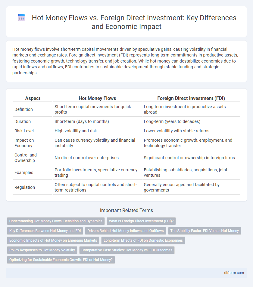 Hot Money Flows vs. Foreign Direct Investment: Key Differences and Economic Impact
