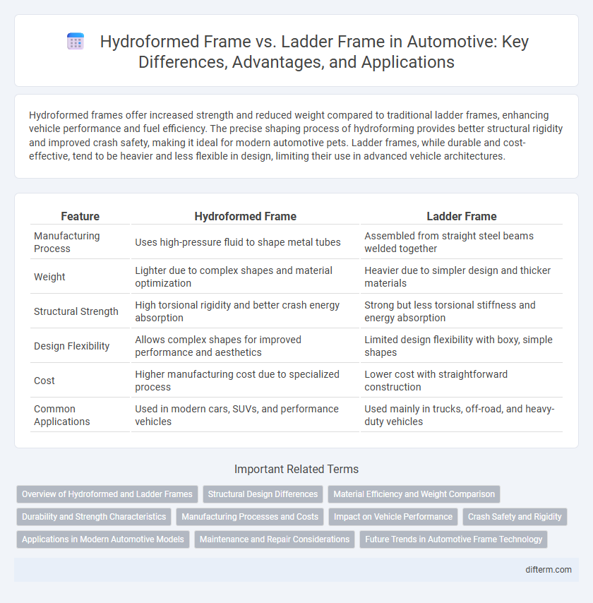 Hydroformed Frame vs. Ladder Frame in Automotive: Key Differences, Advantages, and Applications