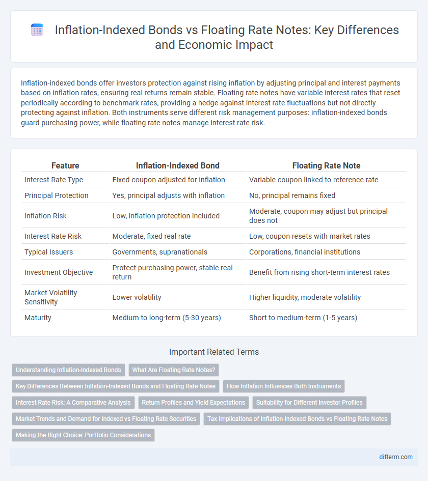 Inflation-Indexed Bonds vs Floating Rate Notes: Key Differences and Economic Impact