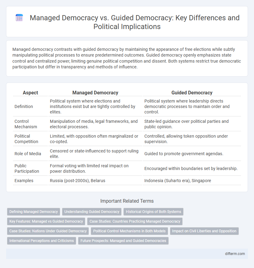 Managed Democracy vs. Guided Democracy: Key Differences and Political Implications