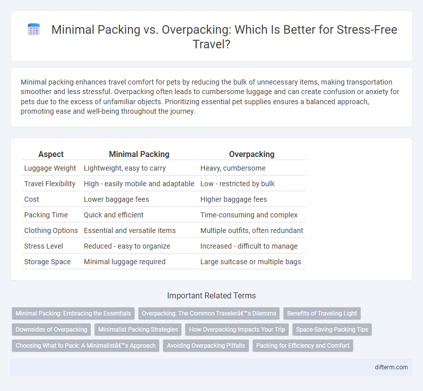 Minimal Packing vs. Overpacking: Which Is Better for Stress-Free Travel?