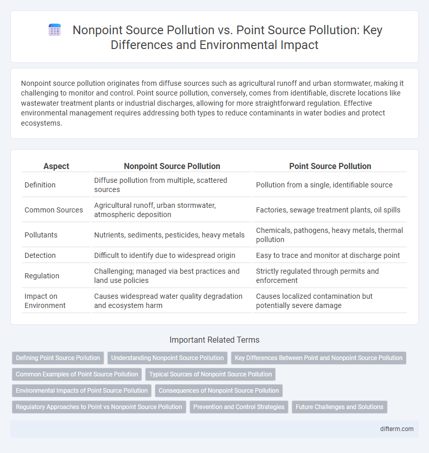 Nonpoint Source Pollution vs. Point Source Pollution: Key Differences and Environmental Impact